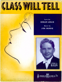 Class Will Tell, Joseph A. Burke, 1939