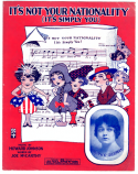 It's Not Your Nationality, Howard Johnson; Joe McCarthy, 1916