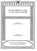 Got The World In A Jug, Fletcher Henderson, 1924