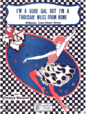 I'm A Good Gal But I'm A Thousan' Miles From Home, Spencer Williams, 1923