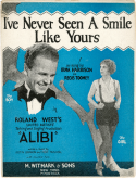 I've Never Seen A Smile Like Yours, Justin Johnson; Eddie Frazier, 1929