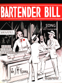 Bartender Bill, William J. McKenna, 1930