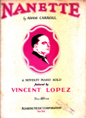 Nanette, Adam Carroll, 1927
