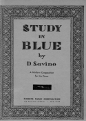 Study In Blue, Domenico Savino, 1927