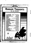 Random Thoughts, Leo Erdody, 1931