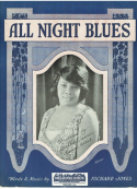 All Night Blues, Richard M. Jones, 1923