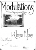 Modulations, Clarence M. Jones, 1923