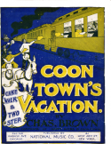 Coontown Vacation, Charles B. Brown, 1900