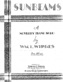 Sunbeams, William F. Wirges, 1929