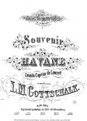 Souvenir de la Havane, Louis F. Gottschalk, 1860
