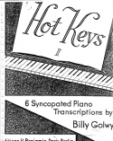Hot Keys II, Billy Golwyn, 1932