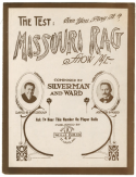 Missouri Rag, David H. Silverman; Arthur R. Ward, 1919