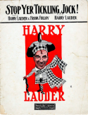 Stop Yer Tickling, Jock!, Harry Lauder, 1907