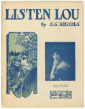 Listen Lou, S. G. Rhodes, 1915