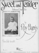 Sweet And Tender, Roy Bargy, 1923