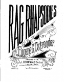 Rag Rhapsodies, Eugene C. Ostrander, 1901