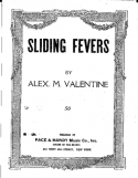 Sliding Fevers, Alex M. Valentine, Jr., 1920