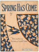 Spring Has Come, Victoria and Callen R. Tjader, 1924
