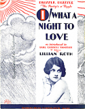 O! What A Night To Love, Seger Ellis, 1928