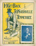 If I Get Back To Nashville, Tennessee, Hughie Cannon, 1902