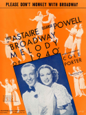 Please Don't Monkey With Broadway, Cole Porter, 1940