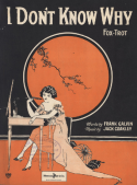 I Don't Know Why, Jack Coakley, 1924