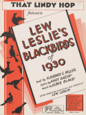 That Lindy Hop, Eubie (J. Hubert) Blake, 1930