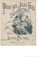 Polka Des Jolies Filles, Louis Caumel, 1896
