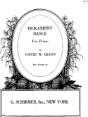 Pickaninny Dance, David W. Guion, 1922