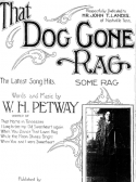 That Dog Gone Rag, W. H. Petway