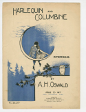 Harlequin And Columbine, Albert H. Oswald, 1920