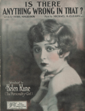 Is There Anything Wrong In That?, Michael H. Cleary, 1928