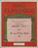 Rag Classique, Harry E. Van Dyke, 1915