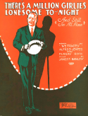 There's A Million Girlies Lonesome To-Night, James Frederick Hanley, 1921