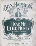 I Love My Little Honey, Ben Harney, 1807