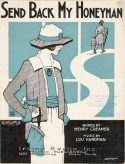 Send Back My Honeyman, Lou Handman, 1922
