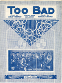 Too Bad, Elmer Schoebel, 1926