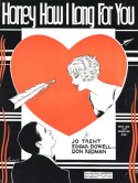 Honey How I Long For You, Jo Trent; Edgar Dowell; Donald Redman, 1931