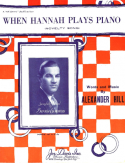 When Hannah Plays Piano, Alexander Hill, 1930