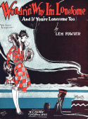 Wondrin' Why I'm Lonesome, Lemuel Fowler, 1928