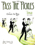 Pass The Pickles, Grace Le Boy Kahn, 1913