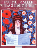 Put Me To Sleep With An Old Fashioned Melody, Harry Jentes, 1915