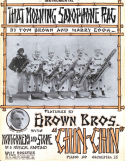 That Moaning Saxophone Rag, Tom Brown; Harry Cook, 1915