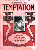 Temptation Rag (song), Henry Lodge, 1909