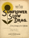 Sunflower Slow Drag, Scott Joplin; Scott Hayden, 1901