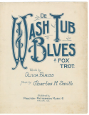 De Wash Tub Blues, Charles M. Smith, 1918