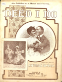 Deed I Do, Shepard N. Edmonds, 1901