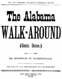 The Alabama Walk Around, Monroe H. Rosenfeld, 1891