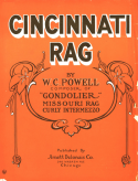 Cincinnati Rag, William Conrad Polla (a.k.a. W. C. Powell or C. Seymour), 1909