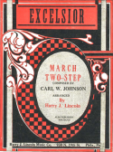 Excelsior's March, Carl W. Johnson, 1921